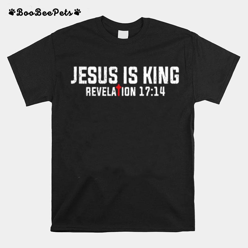 Vintage Bible Scripture Faith Jesus Is King Christian T-Shirt