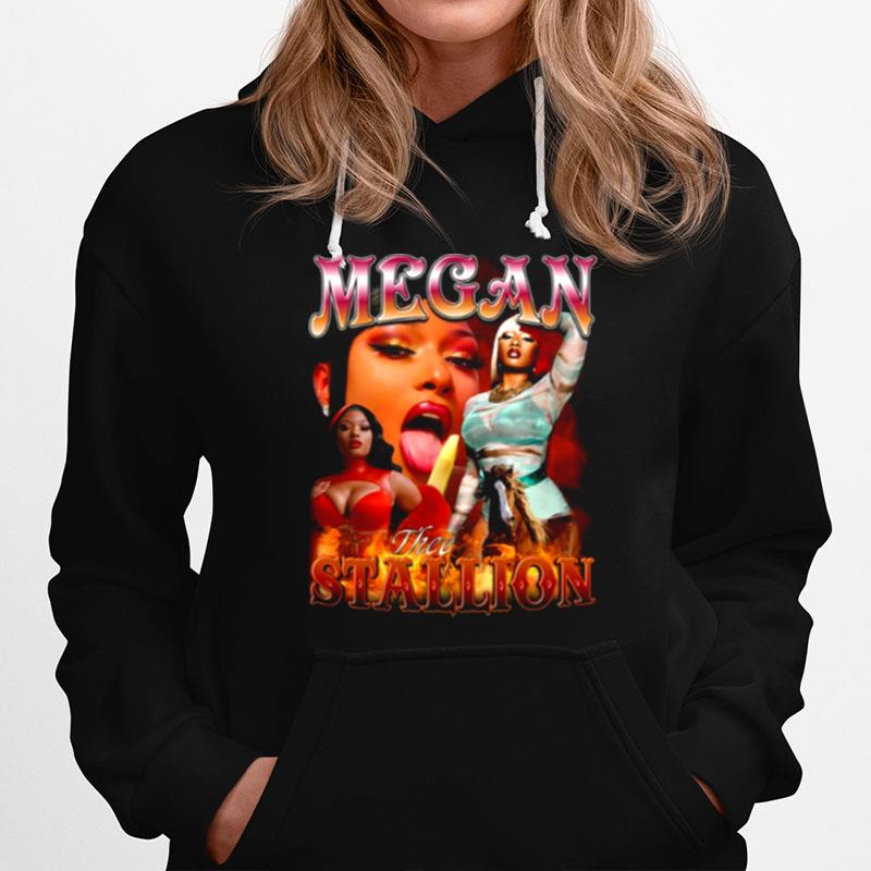 Vintage Bootleg Megan Thee Stallion Singer Hoodie