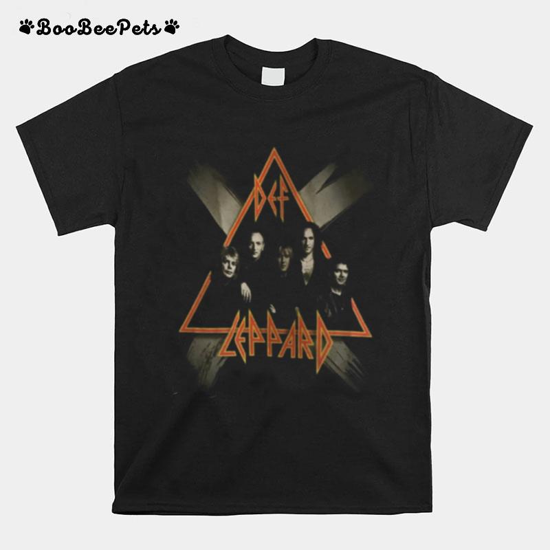 Vintage Def Leppard Tour Rare Glam Heavy Metal Retro Hard Pop Rock Promo Album Concert Tour T-Shirt
