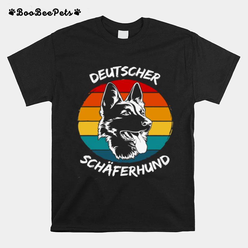 Vintage Deutscher Schaferhund Dog Funny T-Shirt