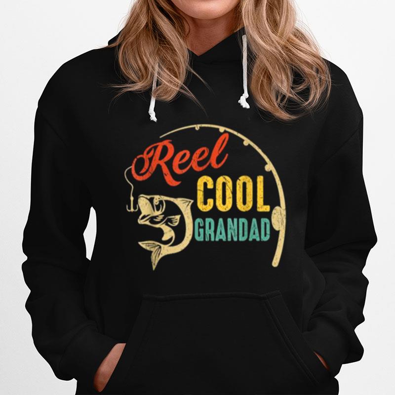 Vintage Fishing Reel Cool Grandad Hoodie