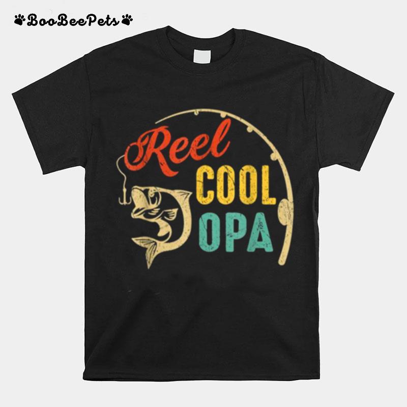 Vintage Fishing Reel Cool Opa T-Shirt