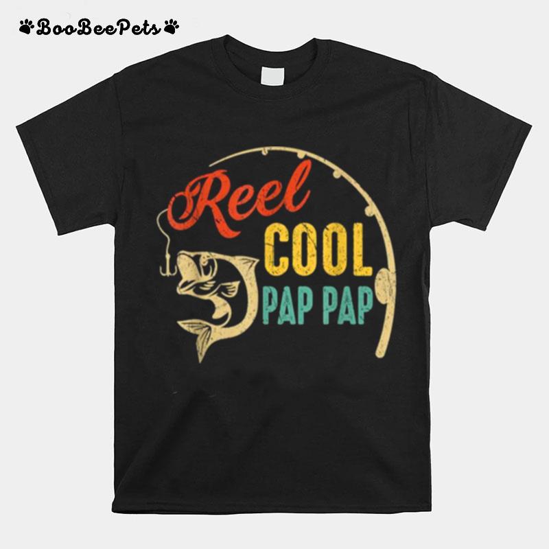 Vintage Fishing Reel Cool Pap Pap T-Shirt