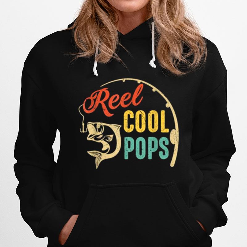 Vintage Fishing Reel Cool Pops Hoodie