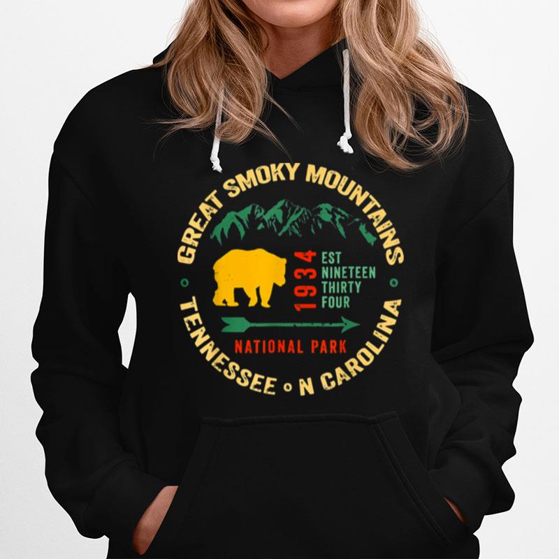 Vintage Great Smoky Mountains National Park 80S Graphic Hoodie