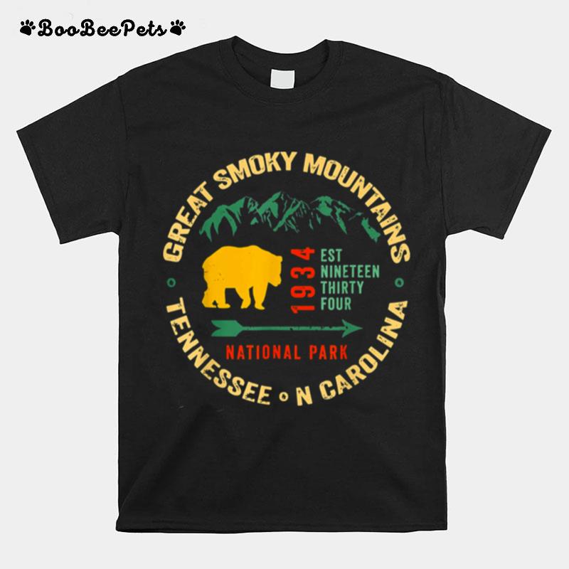 Vintage Great Smoky Mountains National Park 80S Graphic T-Shirt