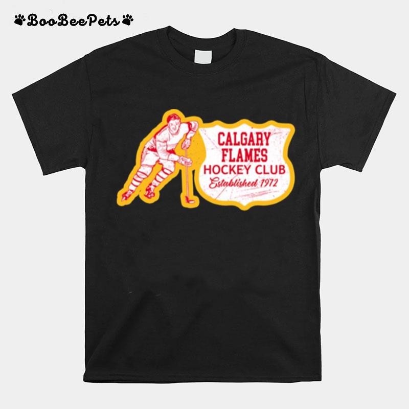 Vintage Hockey Calgary Flames Fan T-Shirt