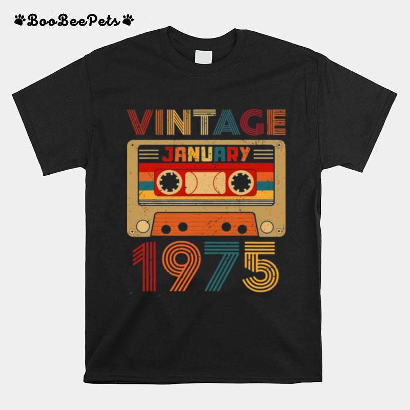 Vintage January 197 Retro T-Shirt