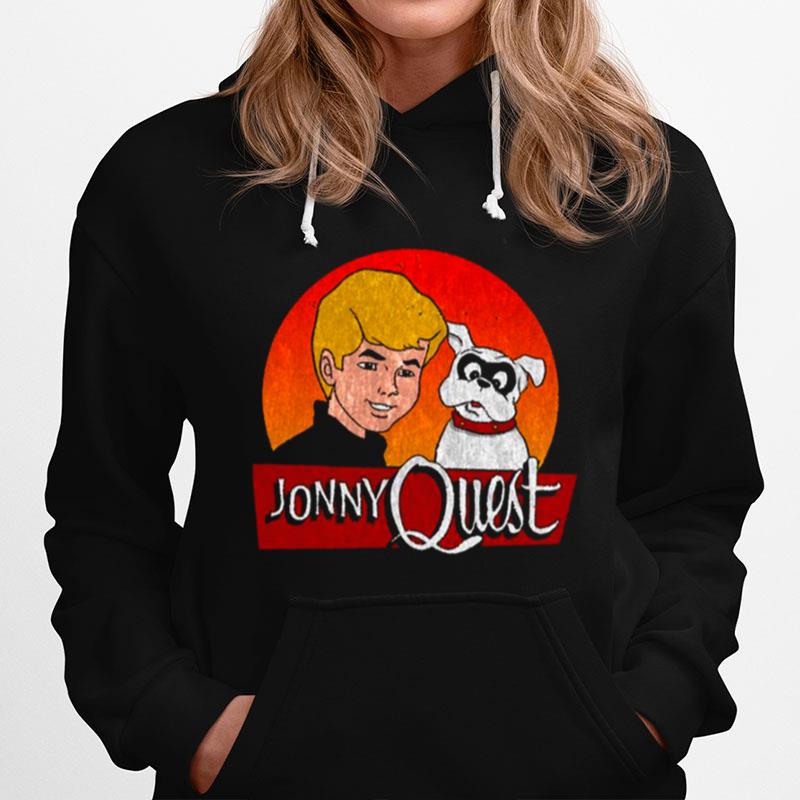 Vintage Jonny And Bandit Quest Cartoon Mysterious Machines Hoodie