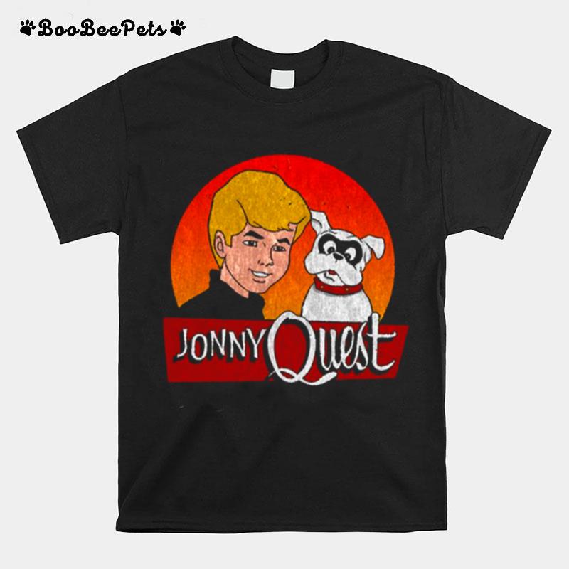Vintage Jonny And Bandit Quest Cartoon Mysterious Machines T-Shirt