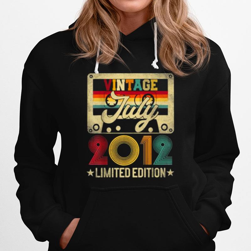 Vintage July 2012 Limited Edition 9Th Birthday Hoodie