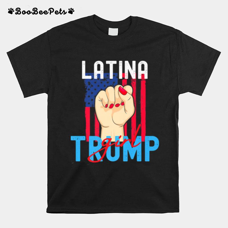 Vintage Latina Trump Girl Still My President Pro Trump T-Shirt