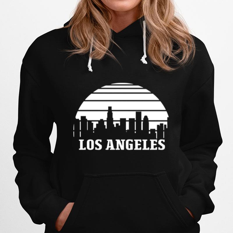 Vintage Los Angeles Cali Cityscape Retro Hoodie