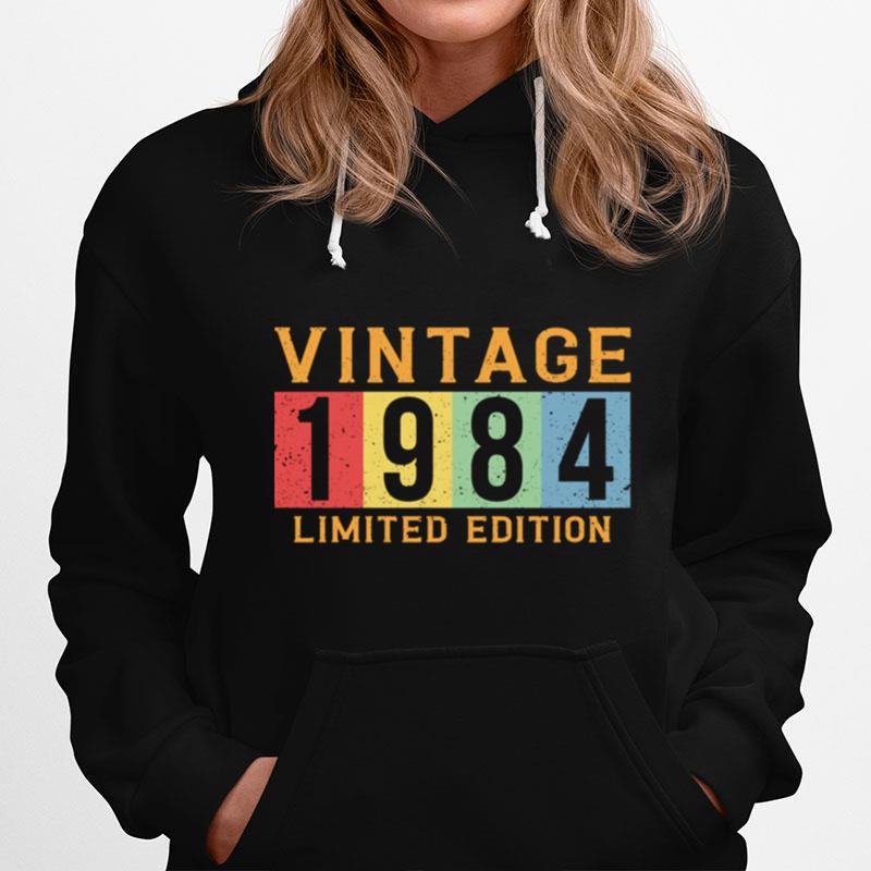Vintage Made Born 1984 Birthday Hoodie
