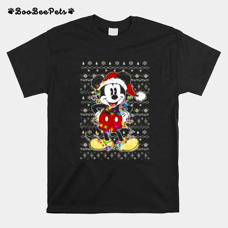 Vintage Mickey Mouse Christmas T-Shirt