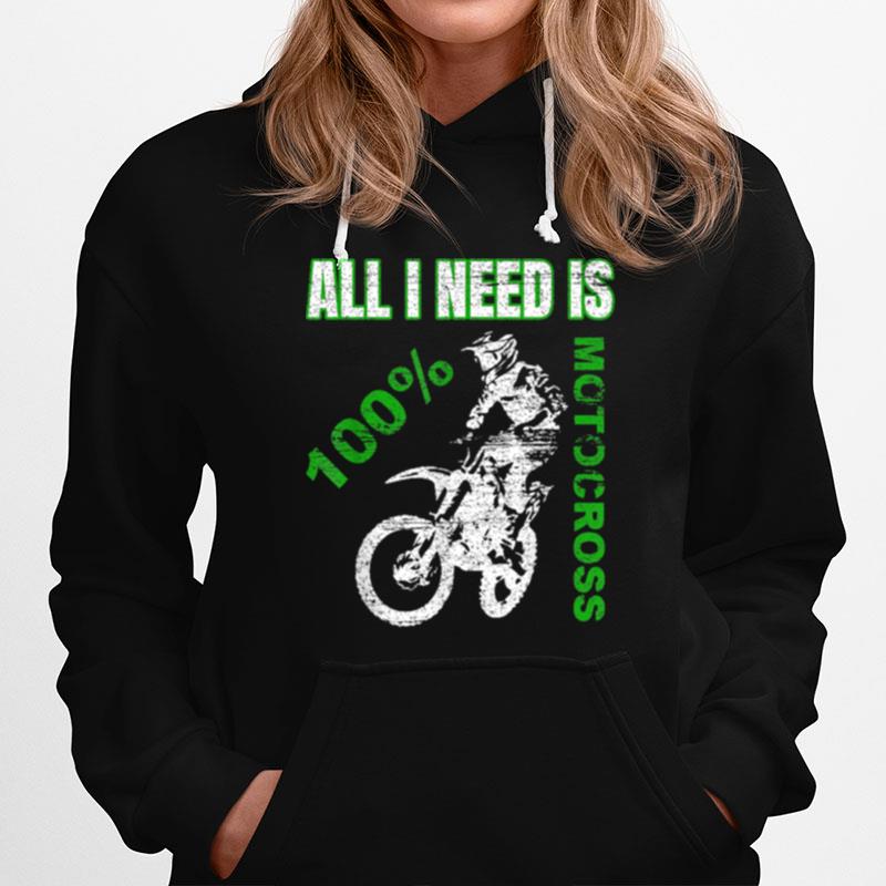 Vintage Motocross Dirt Bike Racing Fathers Dad Hoodie