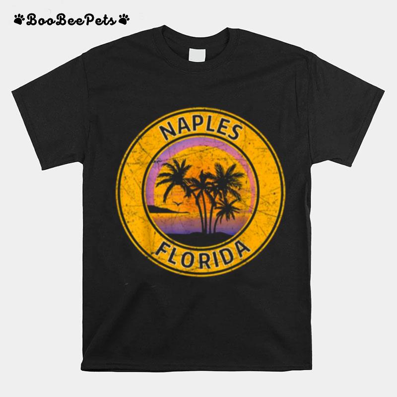 Vintage Naples Florida Retro 70S 80S Tropical Beach Souvenir T-Shirt