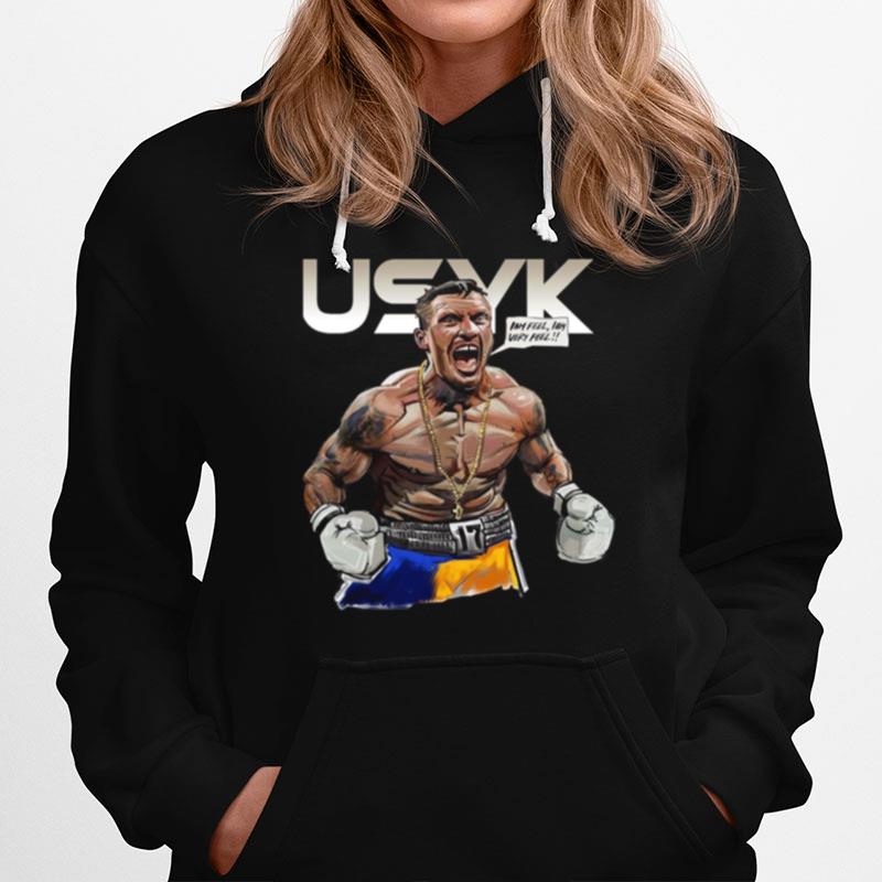 Vintage Oleksandr Usyk I Am Very Feel Heavyweight Champ Hoodie