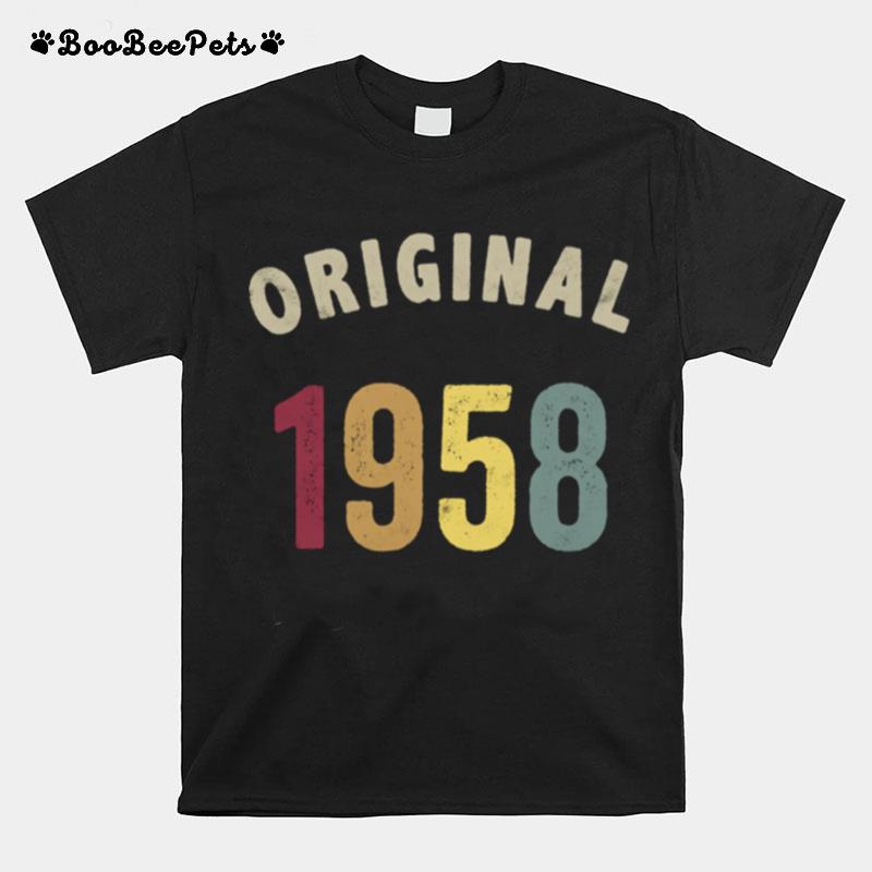 Vintage Original 1958 63Rd Birthday T-Shirt