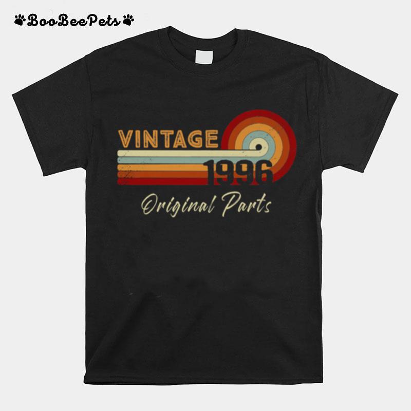 Vintage Original Parts 1996 And 25Th Birthday T-Shirt