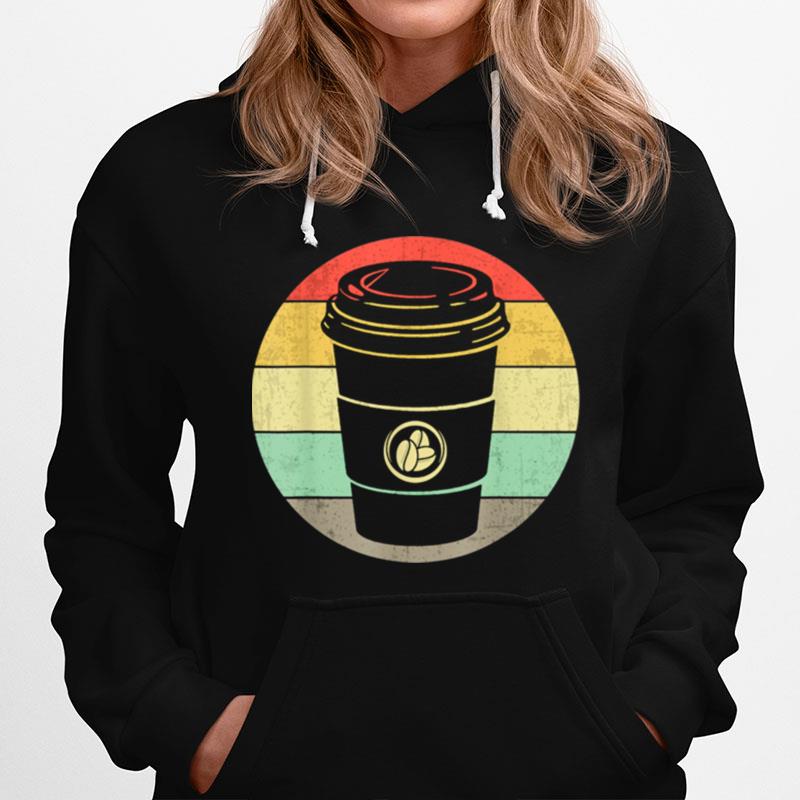 Vintage Paper Cup Of Coffee For Any Coffee Hoodie