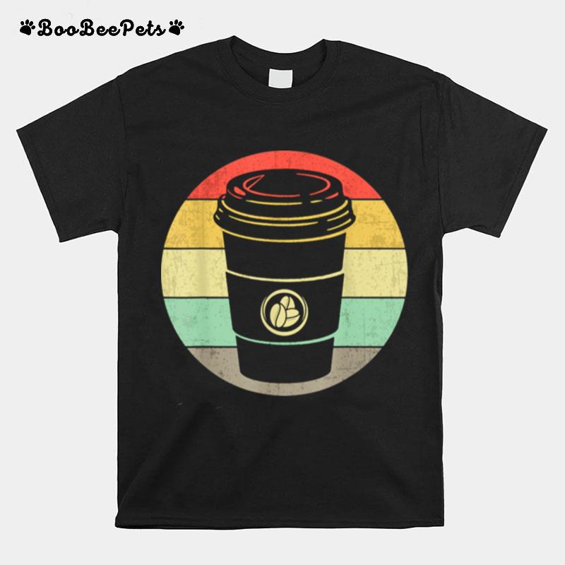 Vintage Paper Cup Of Coffee For Any Coffee T-Shirt