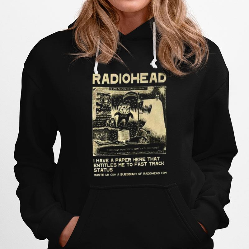 Vintage Radioheadretro Concert Hoodie