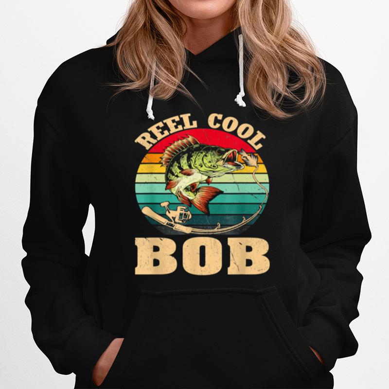 Vintage Reed Cool Bob Fishing Fathers Day Hoodie