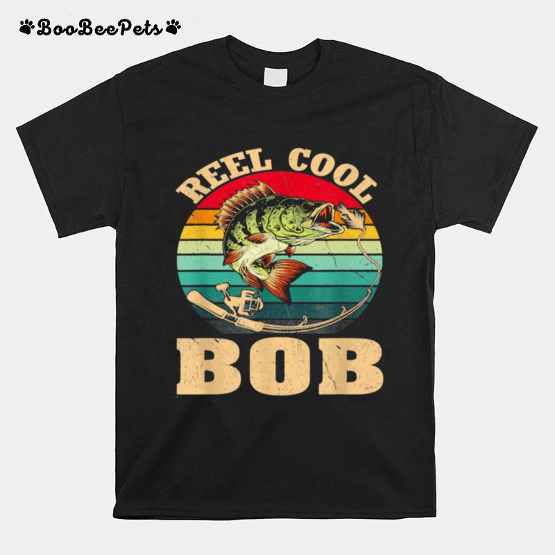 Vintage Reed Cool Bob Fishing Fathers Day T-Shirt