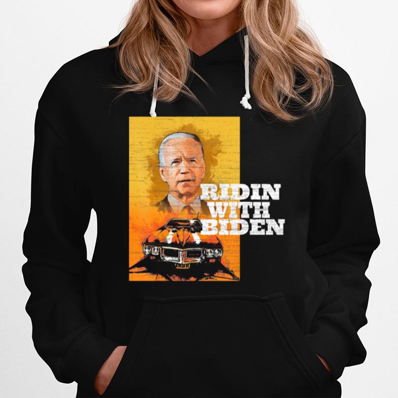 Vintage Retro Classic Ridin With Biden Hoodie