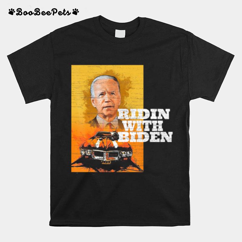 Vintage Retro Classic Ridin With Biden T-Shirt