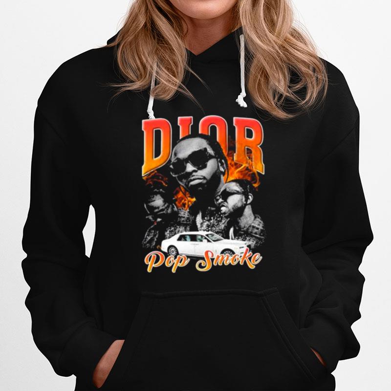 Vintage Retro Dior Pop Smoke Hoodie