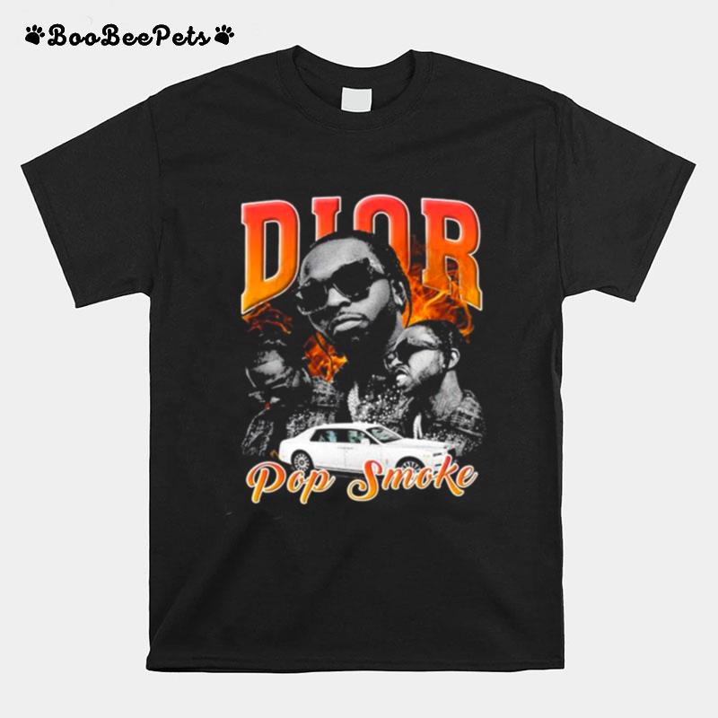 Vintage Retro Dior Pop Smoke T-Shirt