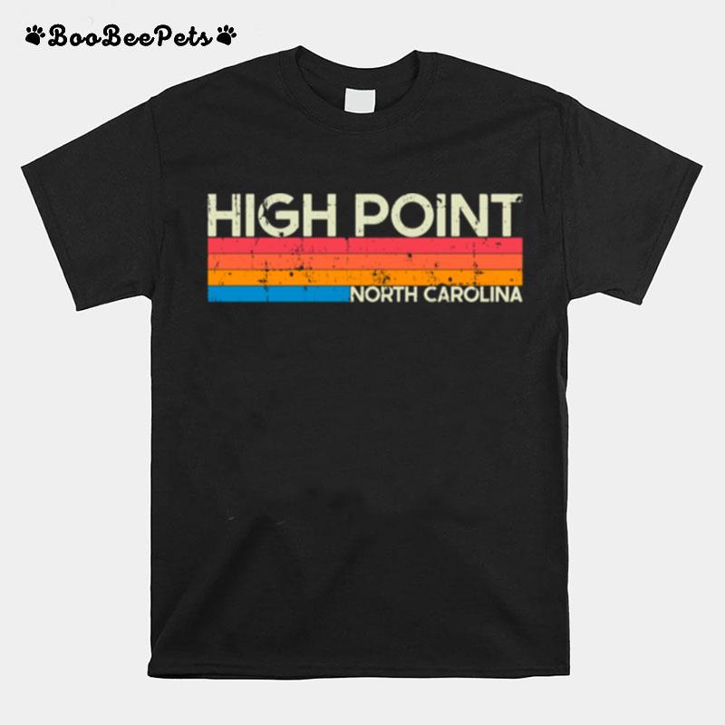 Vintage Retro High Point North Carolina Distressed T-Shirt