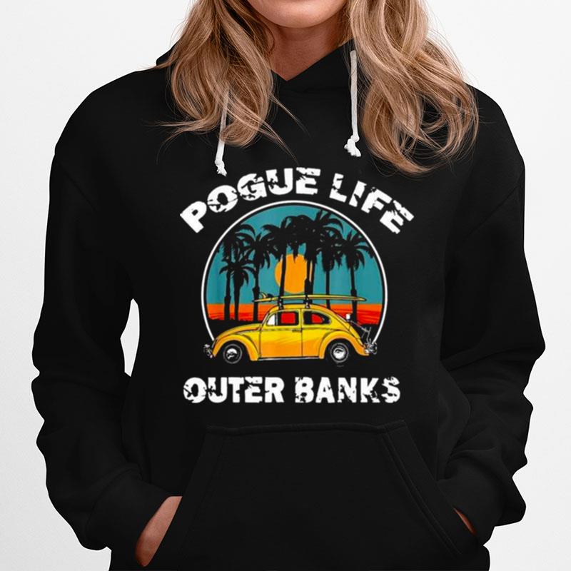 Vintage Retro Pogue Life Outer Banks Hoodie