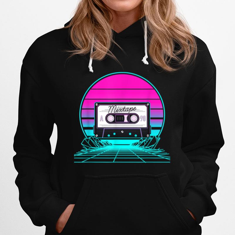 Vintage Retro Sunset Mixtape Hoodie