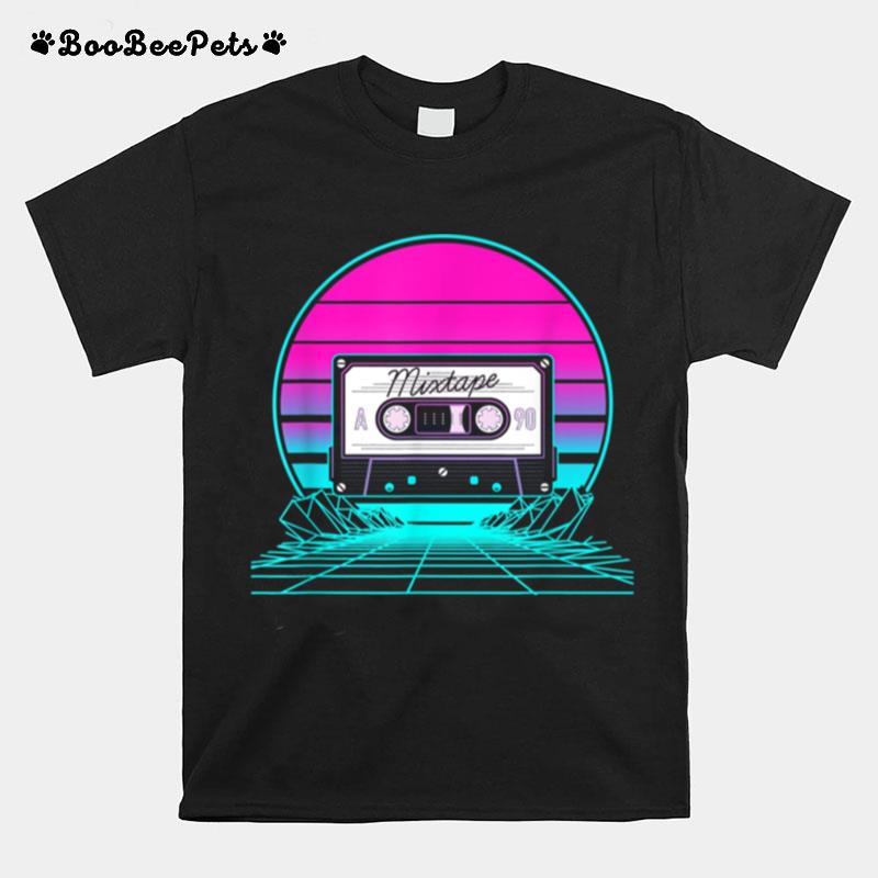 Vintage Retro Sunset Mixtape T-Shirt