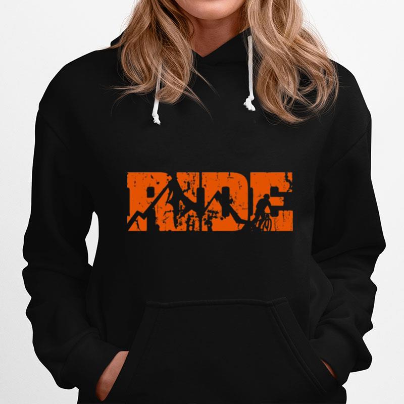 Vintage Ride Mountain Bike Hoodie