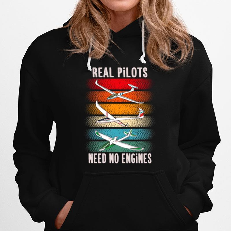 Vintage Sailplane Pilot Gliding For Gliders Hoodie