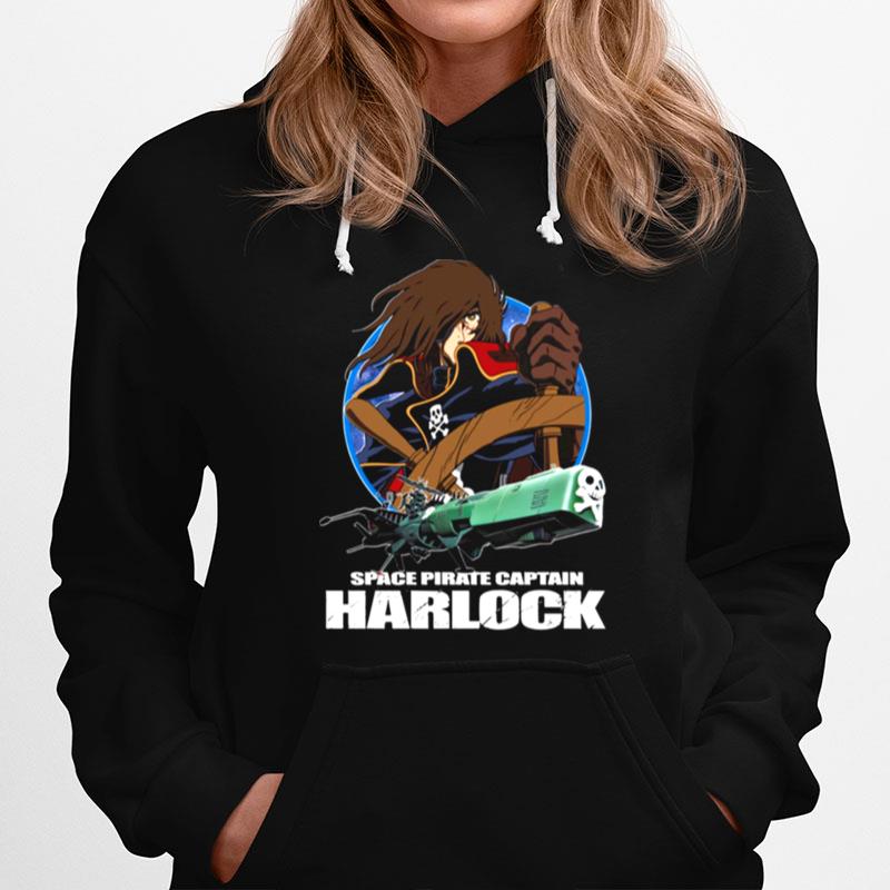 Vintage Space Pirate Captain Harlock Hoodie