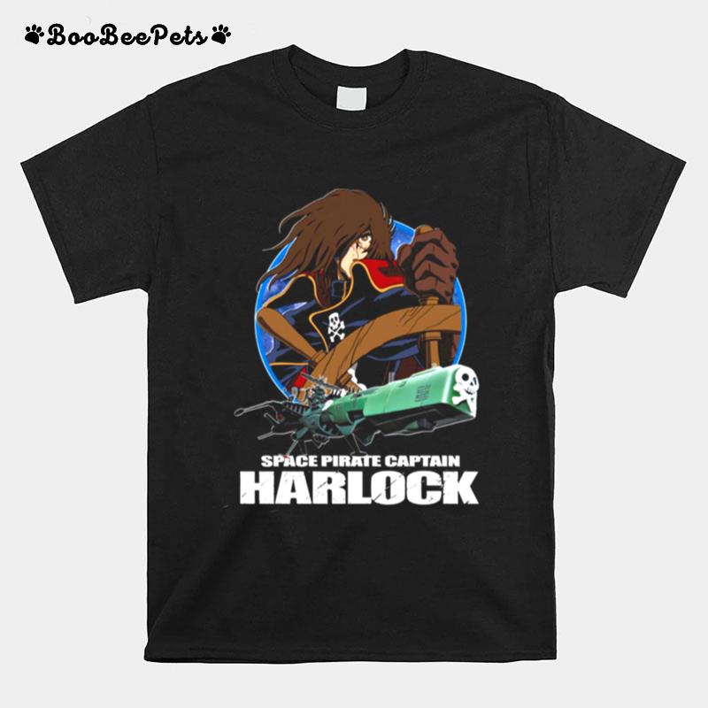 Vintage Space Pirate Captain Harlock T-Shirt