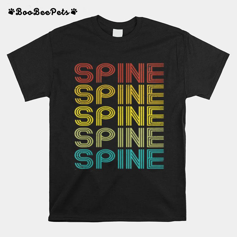 Vintage Spine Artwork Chiropractor T-Shirt