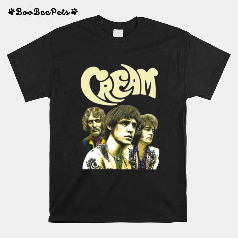 Vintage Style Cream Rock Band T-Shirt