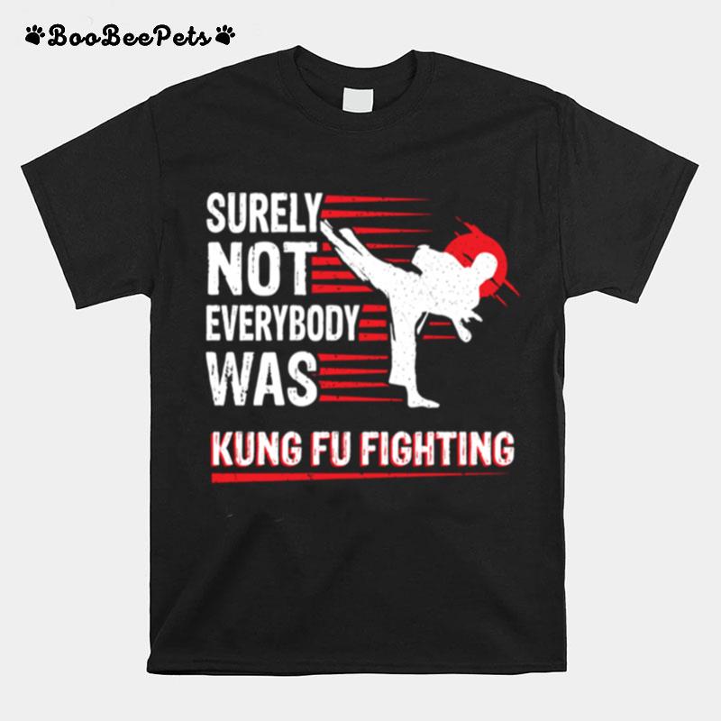 Vintage Surely Not Everybody Was Kung Fu Fighting T-Shirt