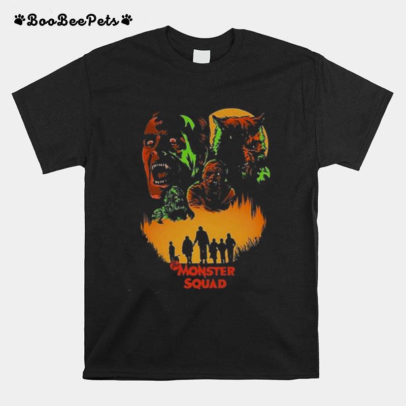 Vintage The Monster Squad Horror Poster T-Shirt