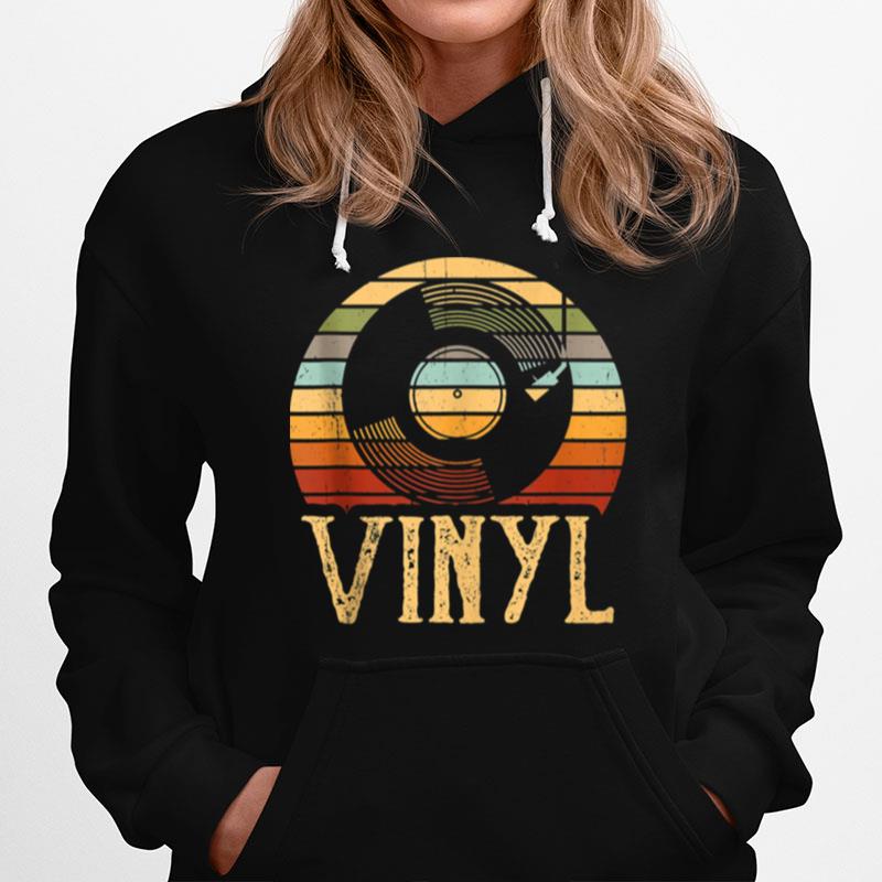 Vintage Vinyl Record Turntable Hoodie