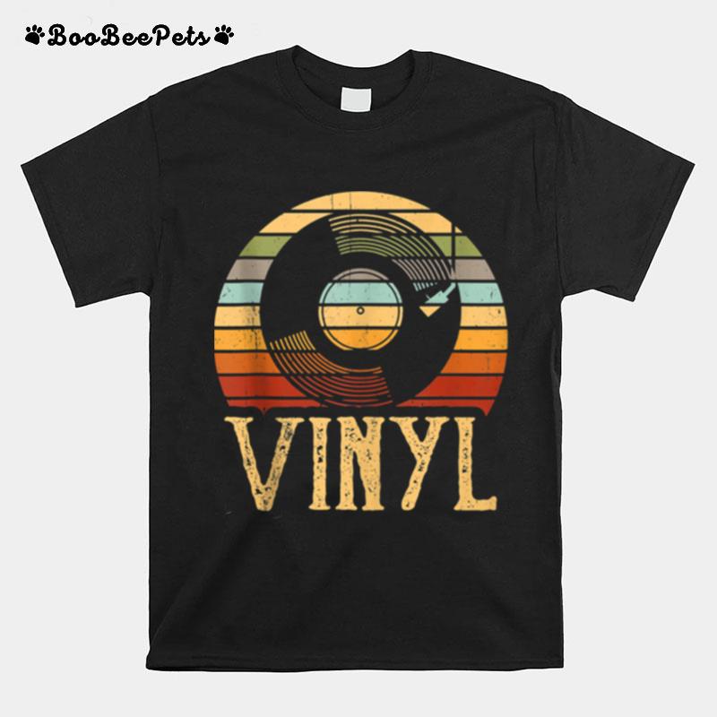 Vintage Vinyl Record Turntable T-Shirt