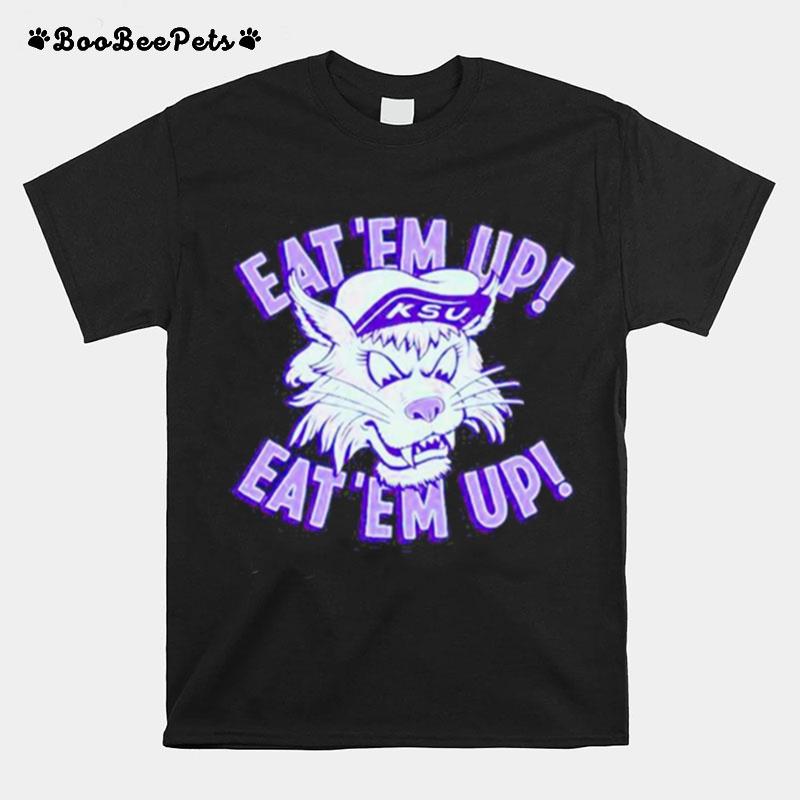 Vintage Wildcat Ksu Eat Em Up T-Shirt