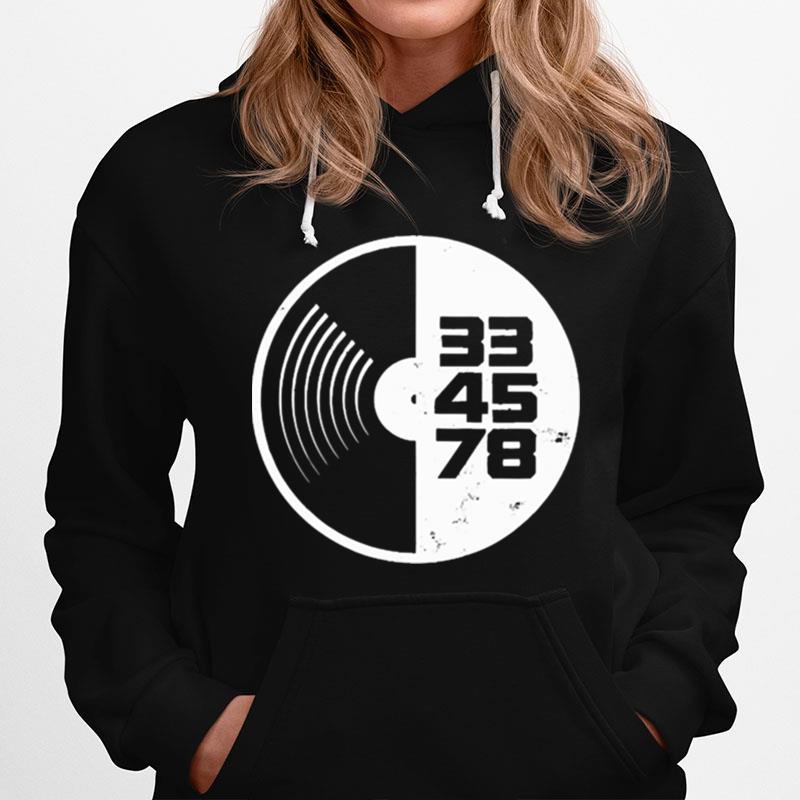 Vinyl Record Turntable Rpm Hoodie