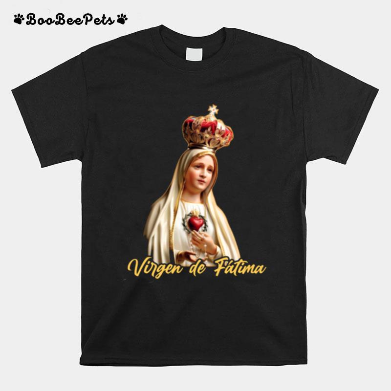 Virgen De Fatima Ruega Por Nosotros T-Shirt